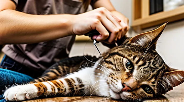 How to properly extract a tick’s head from a cat?