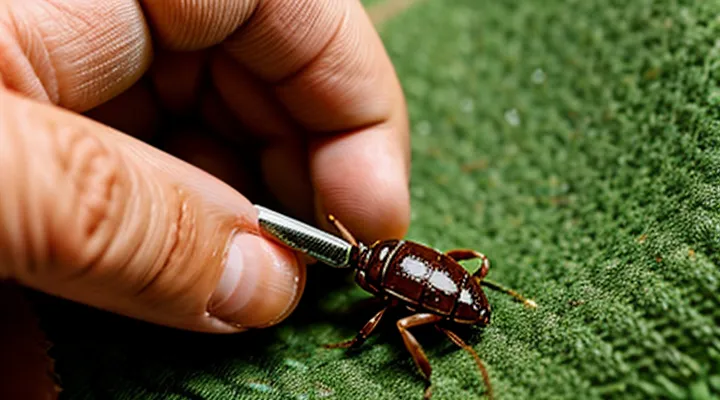 How to properly remove a tick from a person?