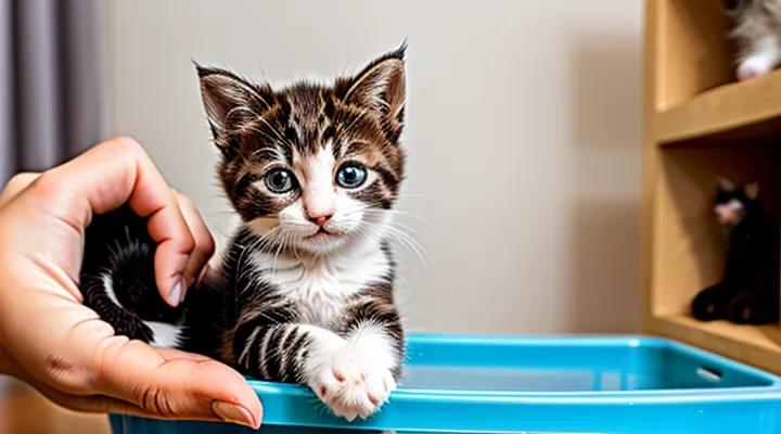 How to properly treat a kitten for fleas at home?