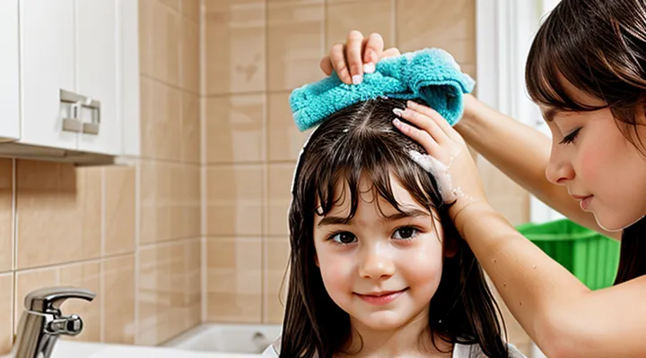 How to properly wash hair to remove lice at home?