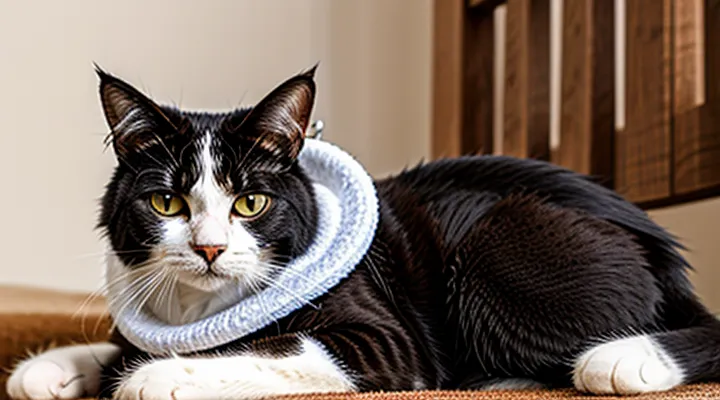How to put a flea collar on a cat?
