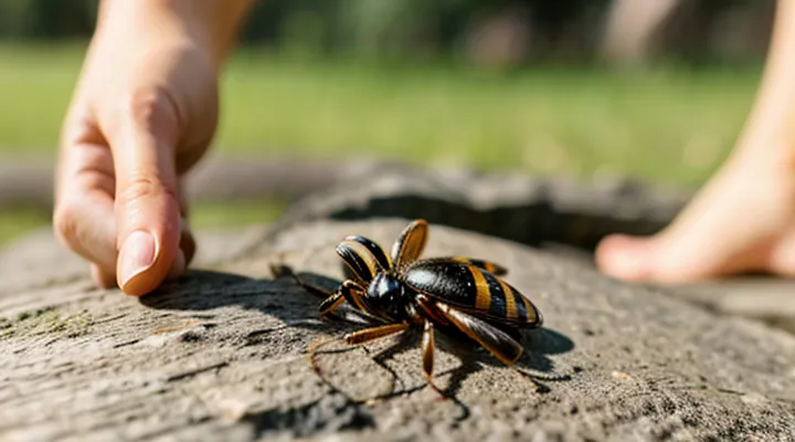 How to quickly locate a tick on a human body?