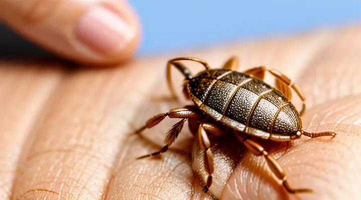 How to remove a tick from human skin?