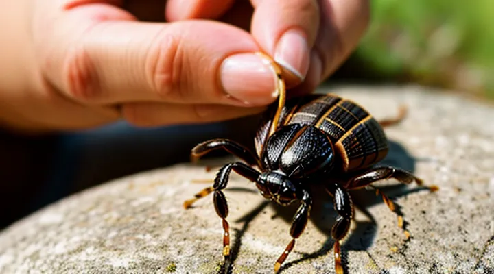 How to remove a tick’s head from a human?