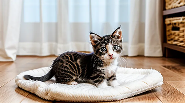 How to remove fleas from a 2‑month‑old kitten at home?