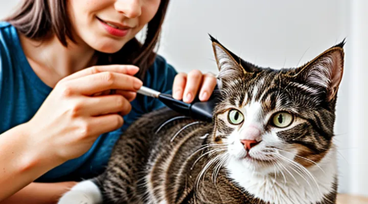 How to remove lice from a cat at home?