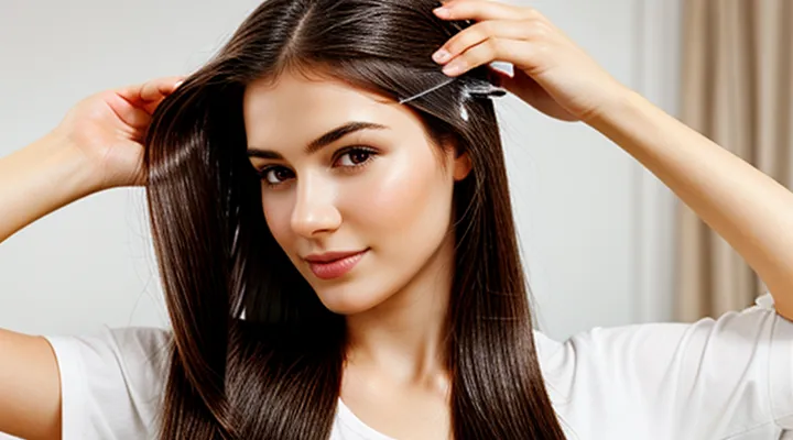 How to remove lice from long hair?