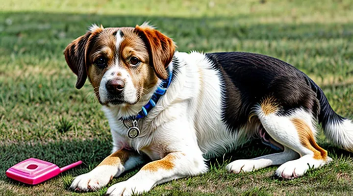 How to remove tick remnants from a dog?