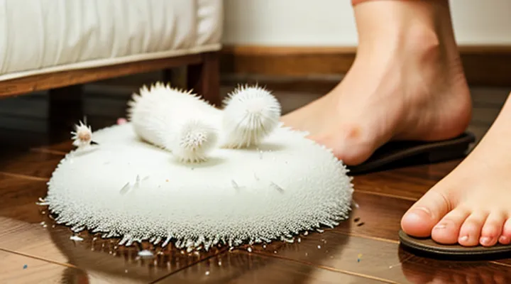 How to safely crush fleas?