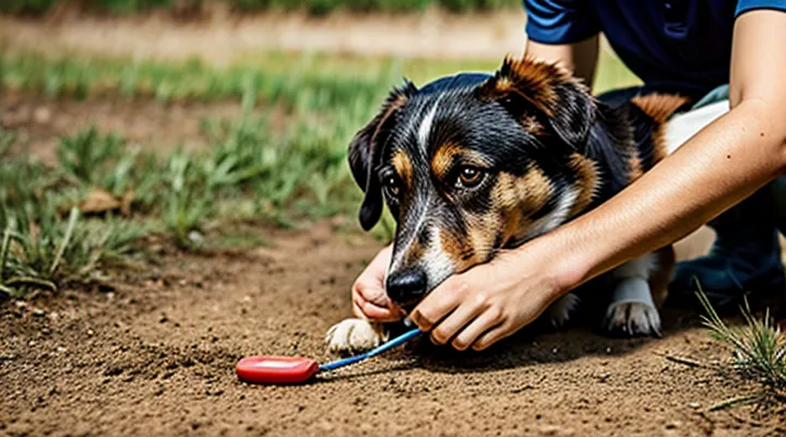 How to safely extract a tick from a dog?