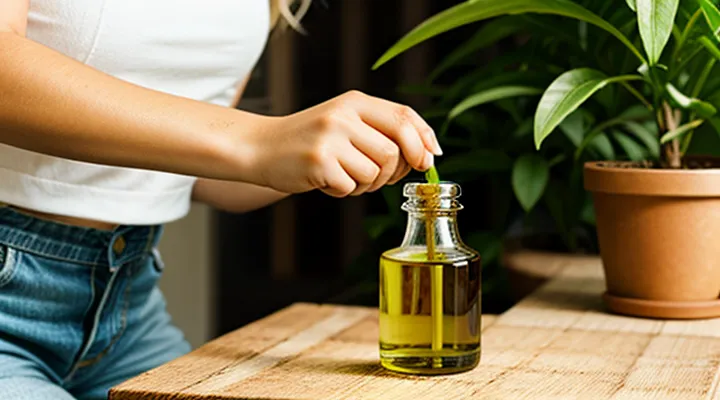 How to safely remove a tick from a person using plant oil?