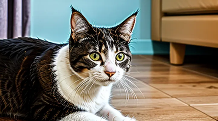 How to treat a cat for fleas at home?