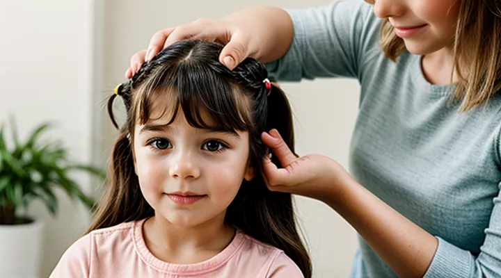 How to treat a child's hair for lice and nits?