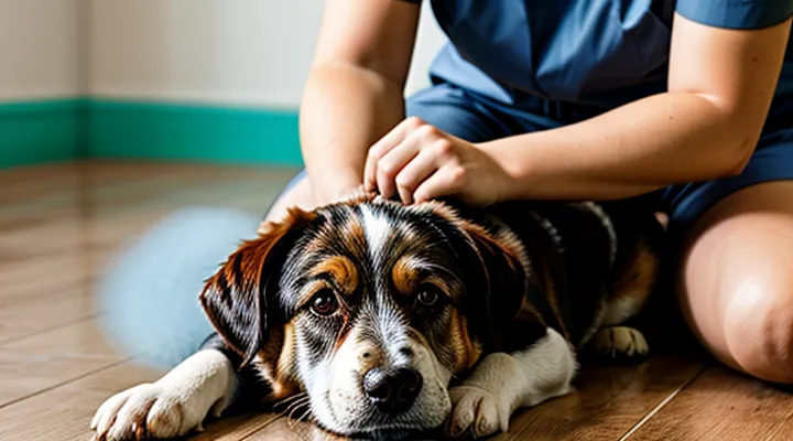 How to treat a dog for a subcutaneous tick?