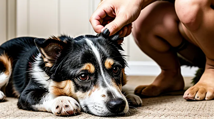 How to treat a tick bite on a dog at home?