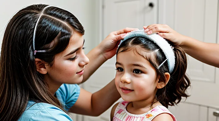 How to treat lice on a child's head?