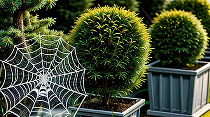 How to treat spider mites on conifers?