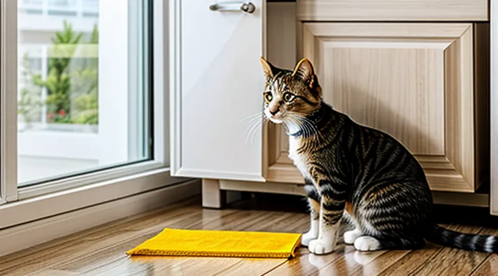 How to treat the floor for fleas in an apartment with a cat?