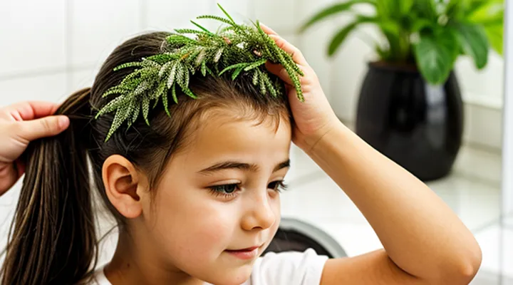 How to use wormwood water to treat lice?