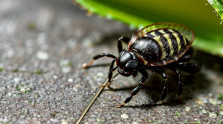 If a tick bites, what should be done?