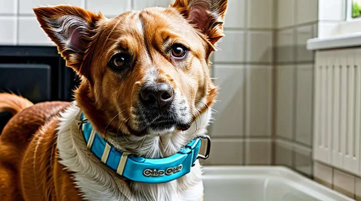 Is it safe to wash a dog while it is wearing a tick collar?