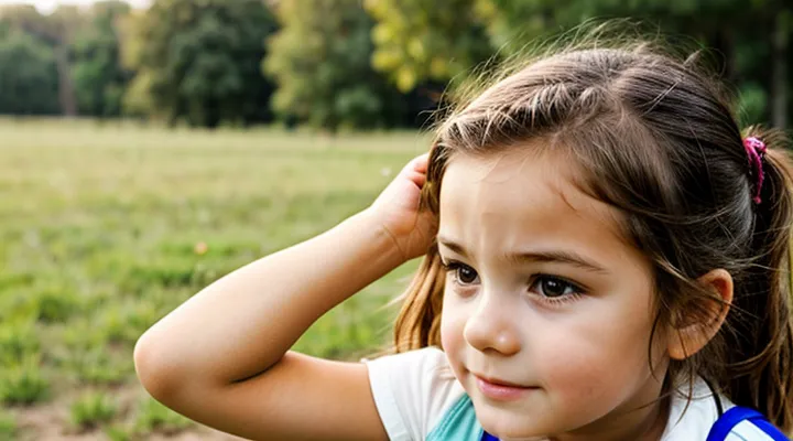 Tick on a child's head: what to do?