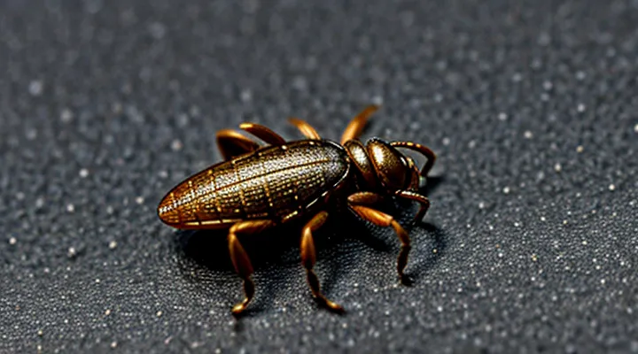 Tick removed from a person—what should be done next?