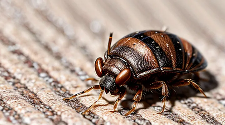 What are the characteristics of an adult bedbug’s appearance?
