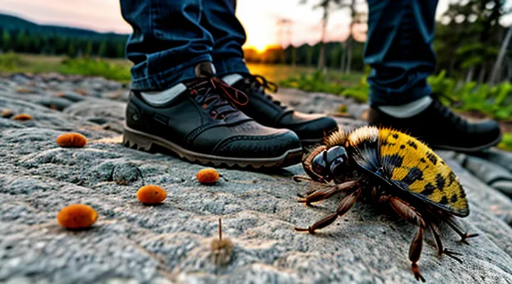 What are the consequences of a tick bite in humans?