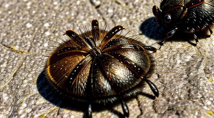 What are the different types of ticks, their sizes, and characteristics?