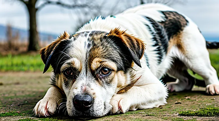 What are the first symptoms of an encephalitis tick bite in dogs?