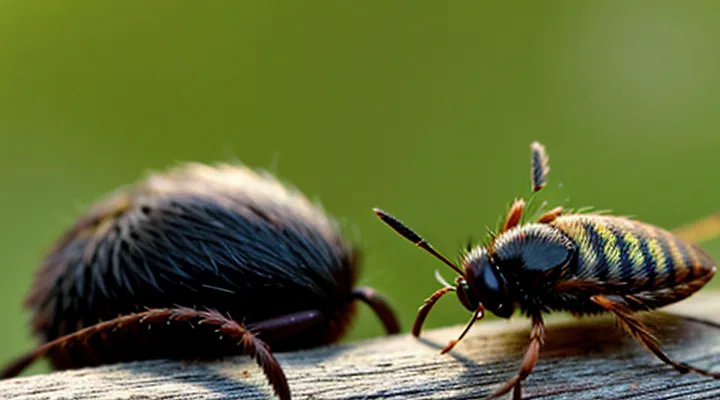 What are the signs and changes on the second day after a tick bite?
