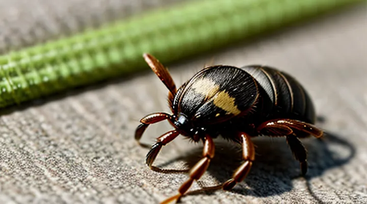 What are the signs of a tick bite in a human?