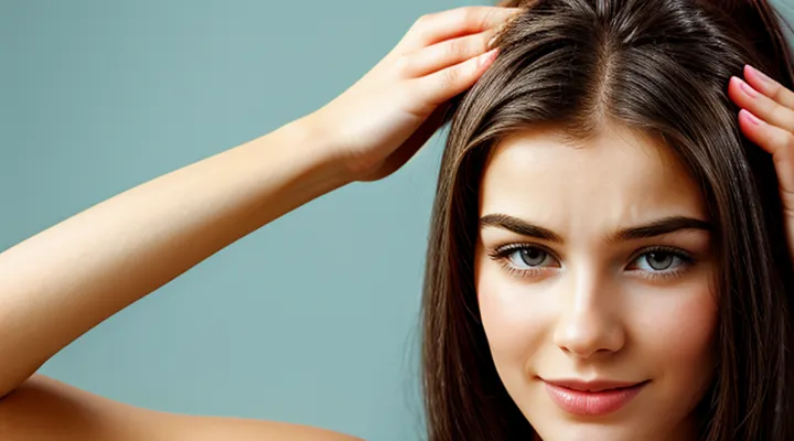 What are the signs of lice on hair?
