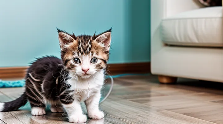 What can be used to eliminate fleas on a kitten?