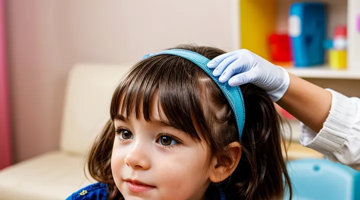 What can be used to remove lice from a child's head?