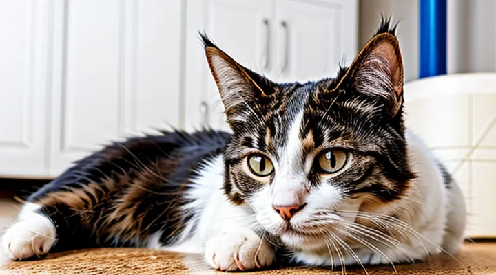 What can be used to treat flea infestations on a cat at home?