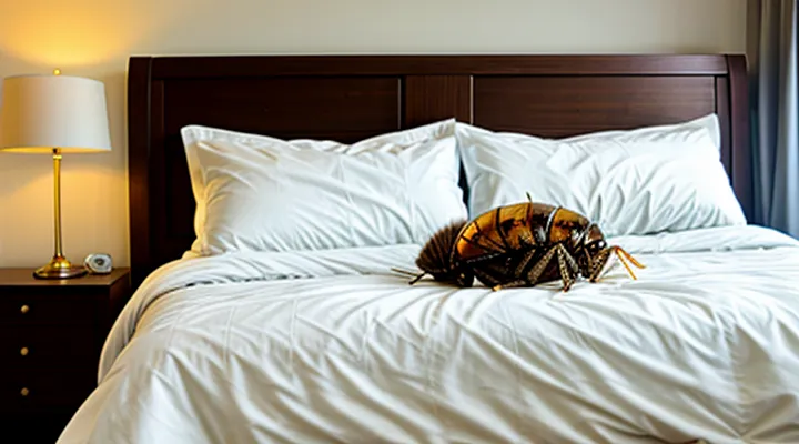 What can cause bedbugs to appear in the bed?