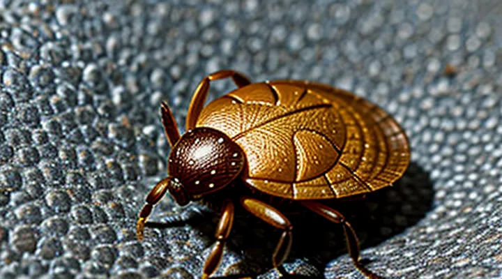 What can you see when examining a tick up close?