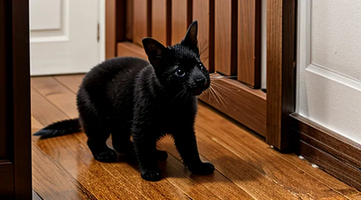 What causes black fleas to appear in a private house?