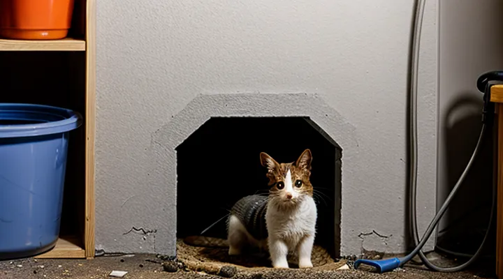 What causes fleas to appear in a basement?