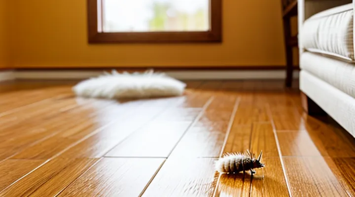 What causes fleas to appear in a house without animals?