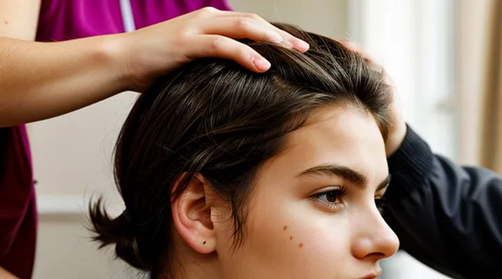 What color are head lice on a human?