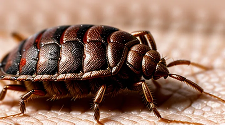 What do bedbug bites look like on human skin?