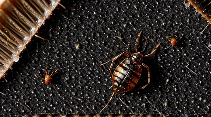 What do bedbug excrement look like?