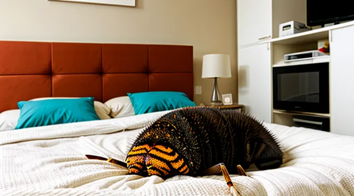 What do domestic bedbugs feed on in an apartment?