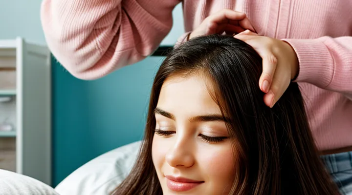 What do dreams about lice in another person's hair mean?