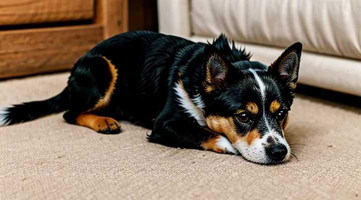 What do flea larvae look like on a dog?