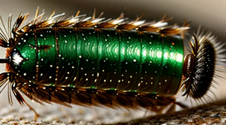 What do fleas and their larvae look like?