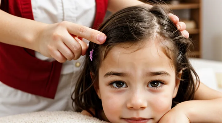 What do lice bites look like on the skin?